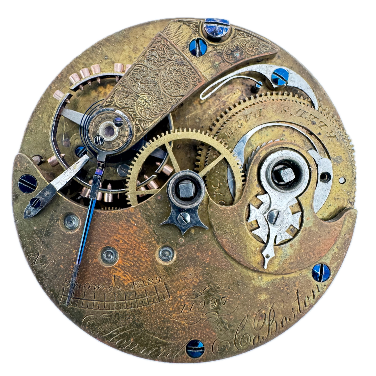 Antique 18s 1867 E. Howard & Co. Series III 15j Pocket Watch Movement USA
