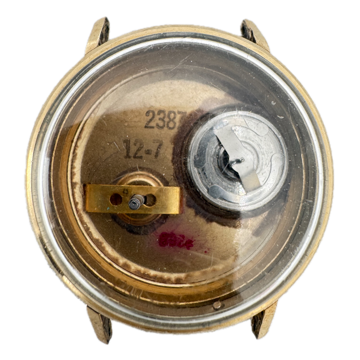 Vintage Accutron 214 Men's Wristwatch Case for 2387 34mm 10k Gold FilledUSA