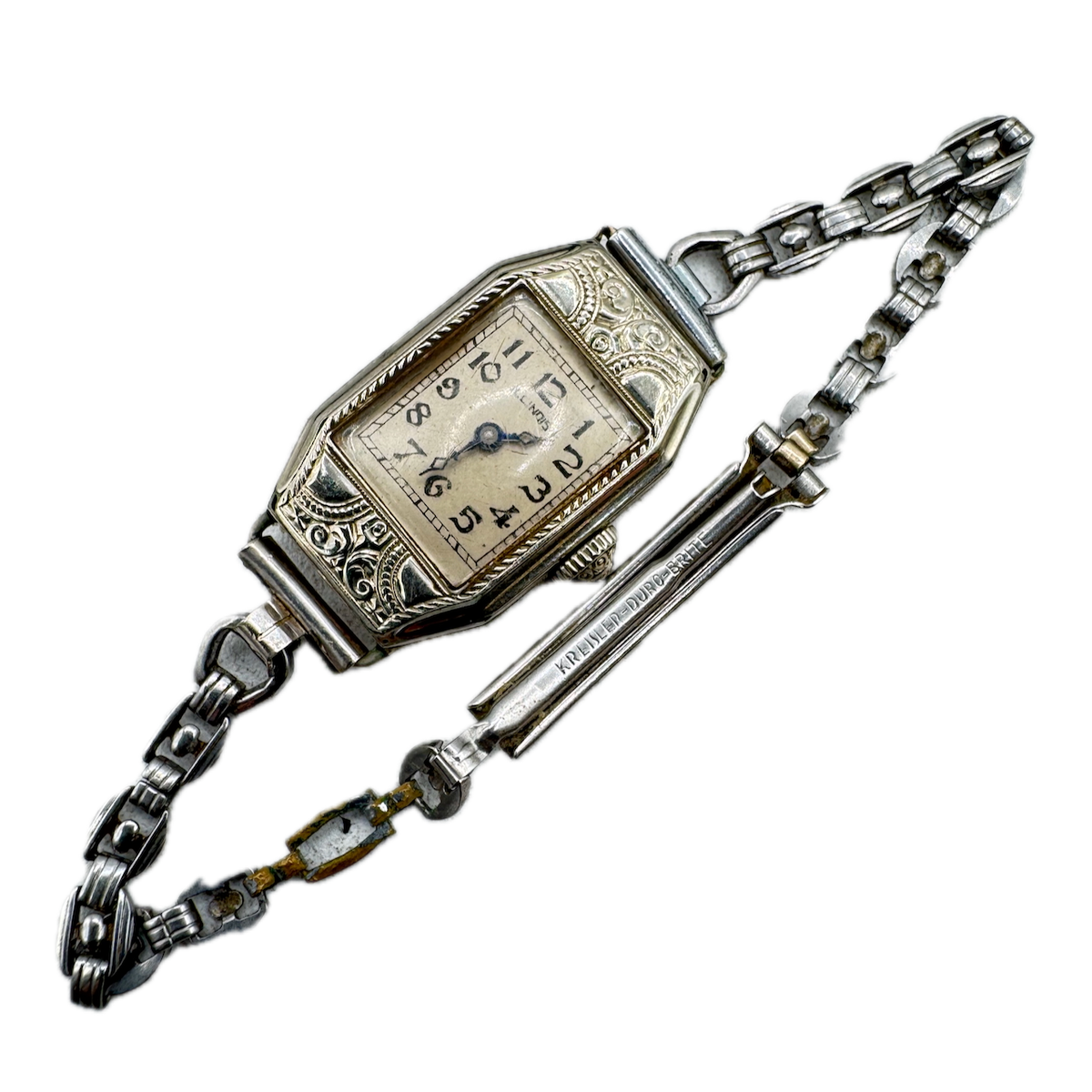 Vintage 17.5mm Illinois 208 17 Jewel Ladies Mechanical Wristwatch USA 14k GF