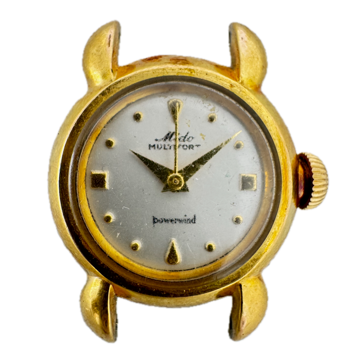 Vintage 22mm Mido 17j Ladies Automatic Wristwatch 707P Swiss Stainless Steel