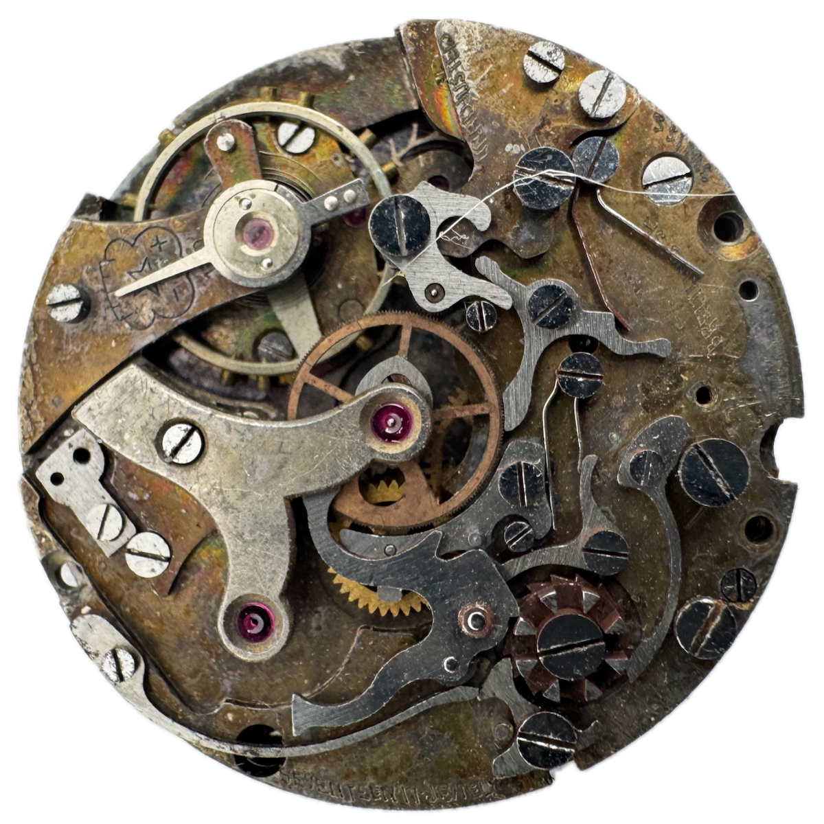 Vintage 28mm Breitling Chronograph Men's Wristwatch Movement Venus 170 Swiss