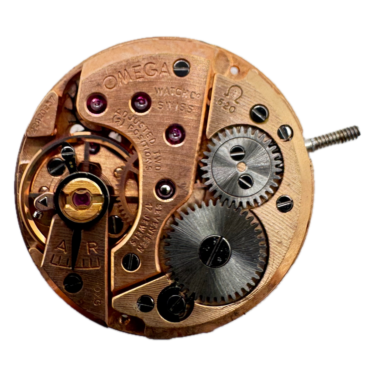 Vintage 18mm Omega 17J Mechanical Ladies Wristwatch Movement 620 for Repair