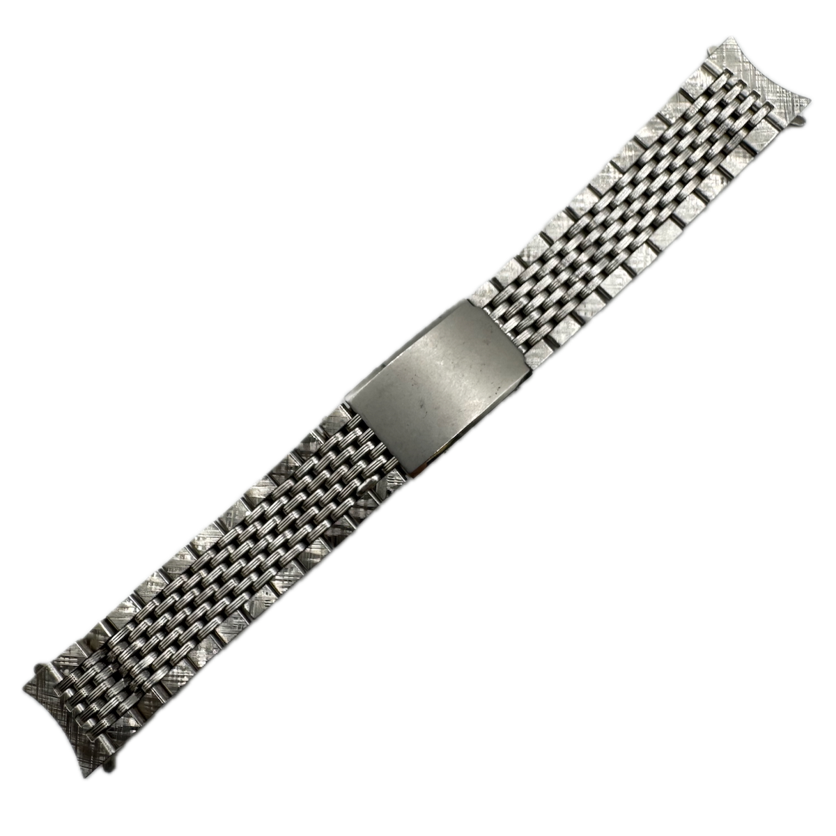 Vintage 21mm Kreisler Men's Wristwatch Bracelet Steel Linen Beads of Rice