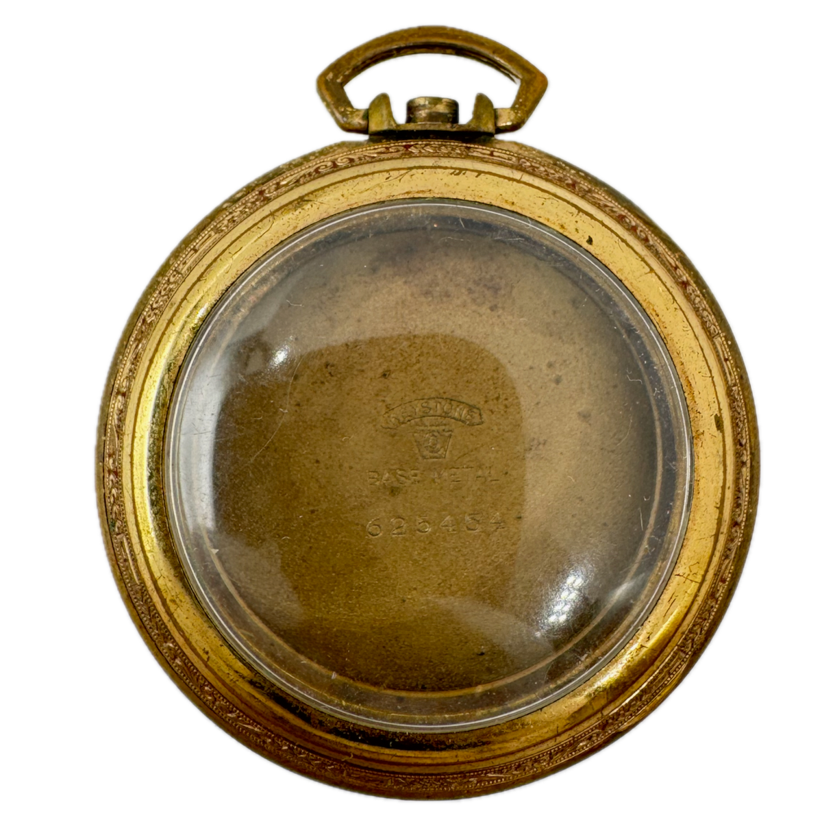 Antique 6 Size Keystone Open Face Pocket Watch Case Gold ToneEngraved USA