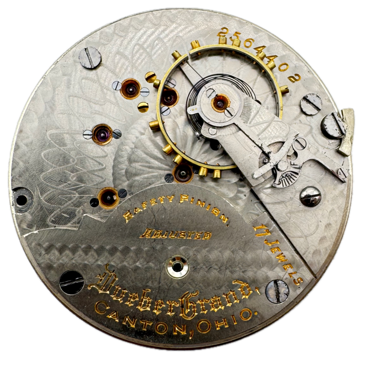 Antique 18s 1909 Hampden Dueber Grand 17j Mechanical Pocket Watch Movement