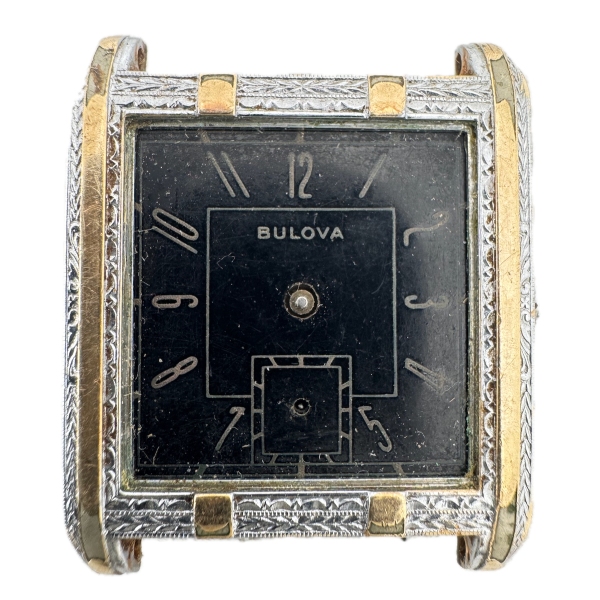 Vintage 27mm Bulova Art Deco 15 Jewel Men's Mechanical Wristwatch 10AN Swiss