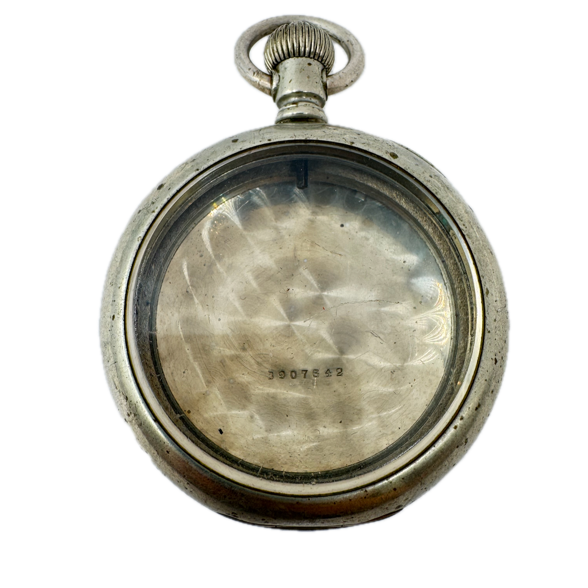 Antique 18 Size Philadelphia Open Face Pocket Watch Case Silverode Smooth USA