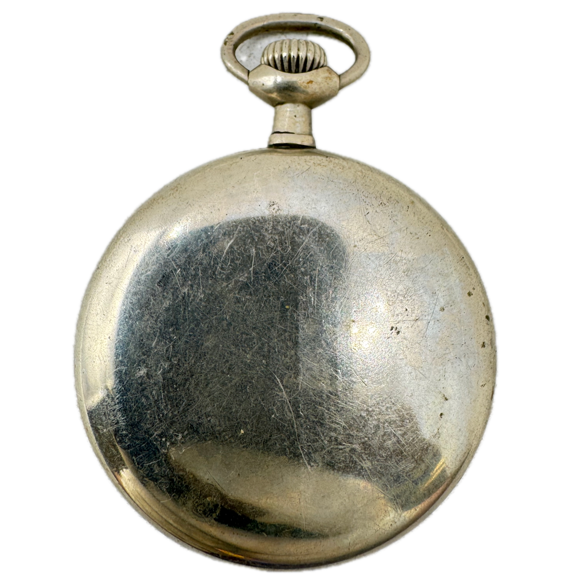 Antique 18s Philadelphia Smooth Bezel Open Face Pocket Watch Case Silverode USA