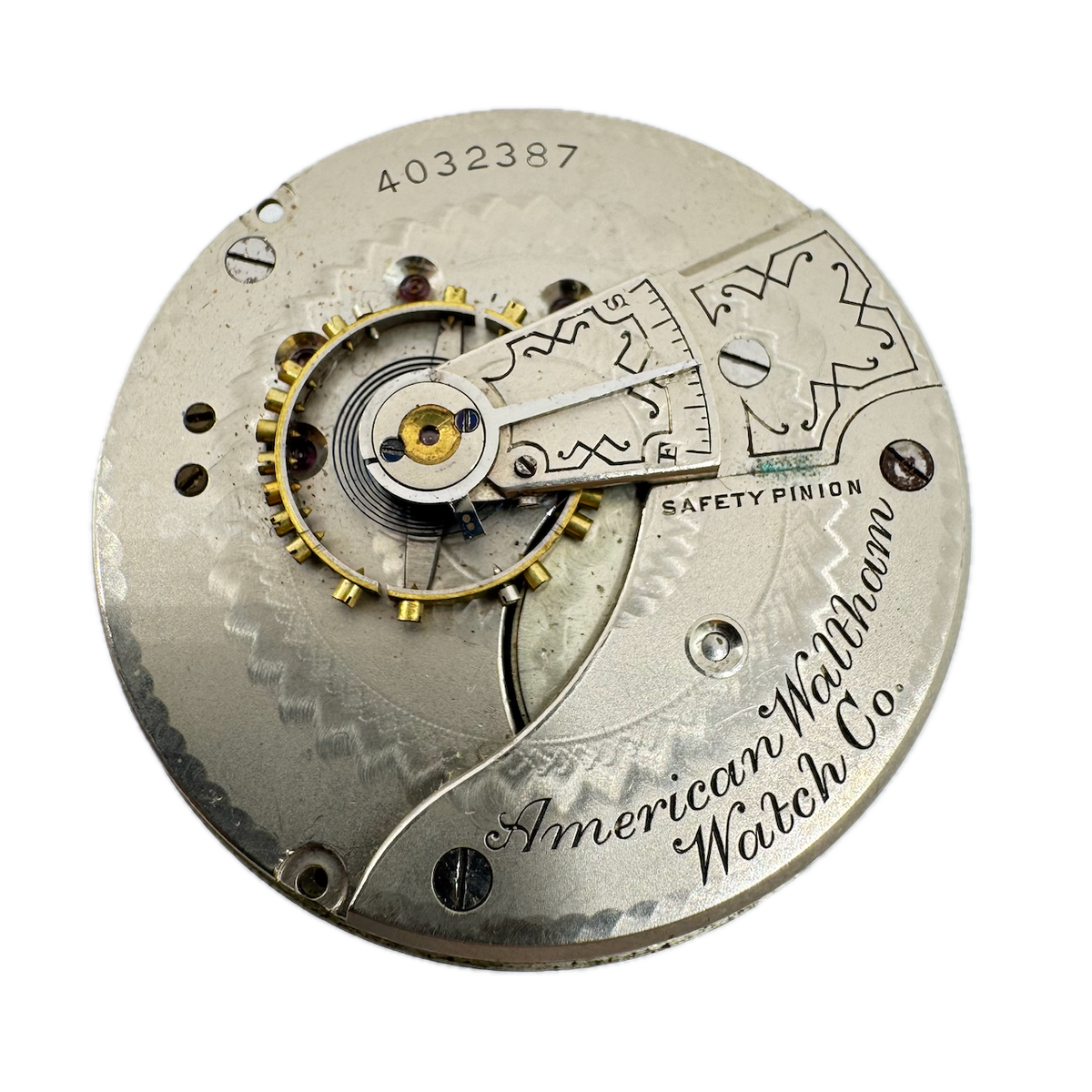 Antique 18s 1889 Waltham 11 Jewel Mechanical Hunter Pocket Watch Movement 3 USA