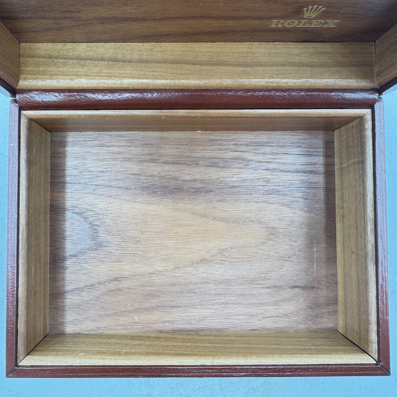 Vintage Rolex 71.00.01 President Men's Wristwatch Box Swiss Brown