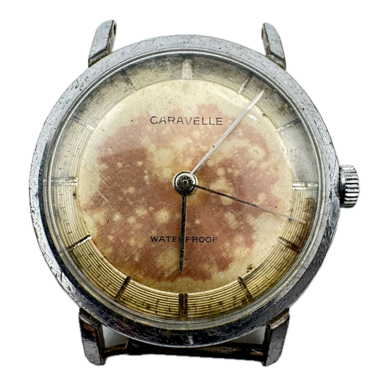 Vintage 1963 Cavavelle Tropical Sunburst Men's Mechanical Wristwatch 11 DO Japan
