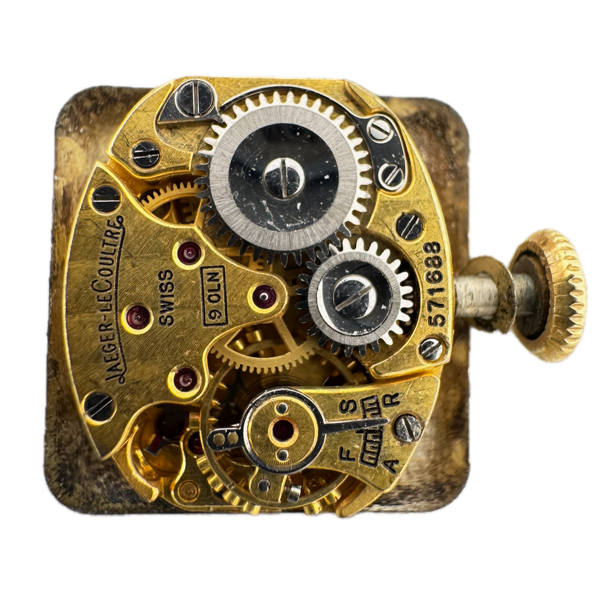 Vintage 16mm Jaeger-LeCoultre Mechanical Men's Wristwatch Movement Swiss fRepair