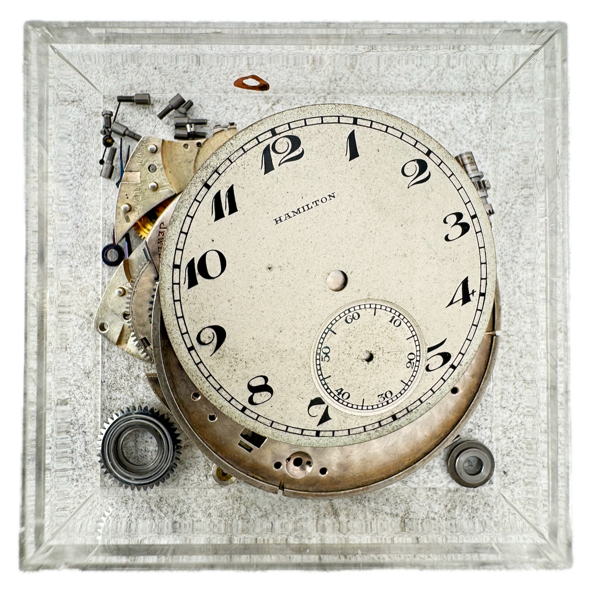 Vintage 12s 1922 Hamilton 23J Mechanical Open Face Pocket Watch Movement 920 USA