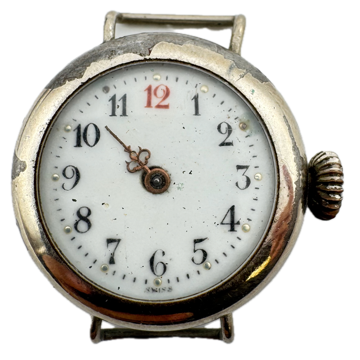 Vintage O. Maire Wire Lug Ladies Mechanical Wristwatch Swiss Nickel Alloy