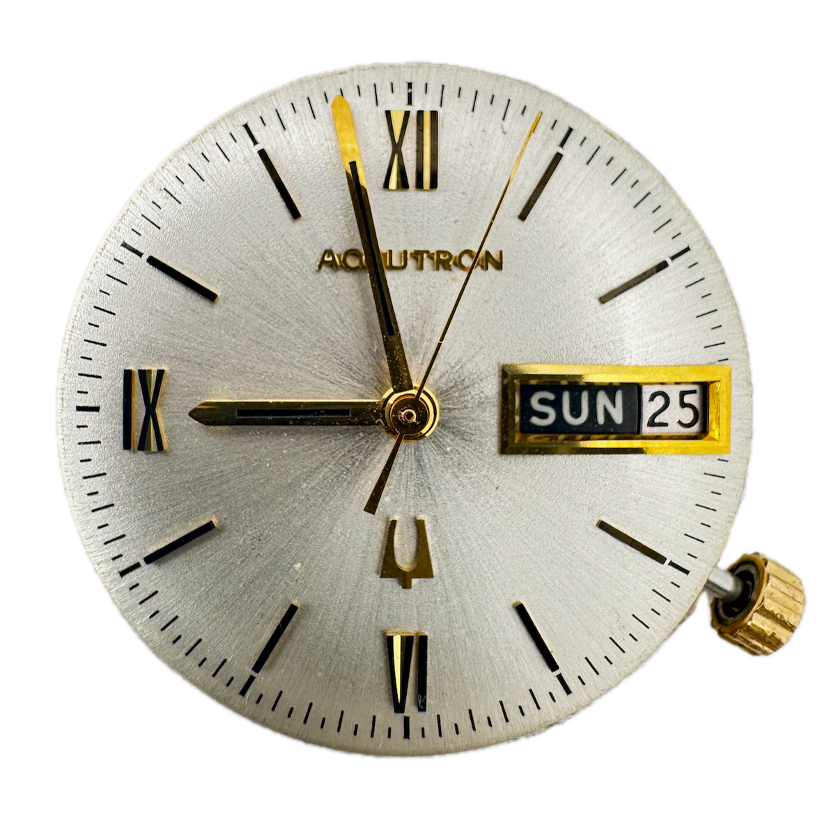 Vintage Accutron Day/Date Tuning Fork Men's Wristwatch Movement 218 2 USA