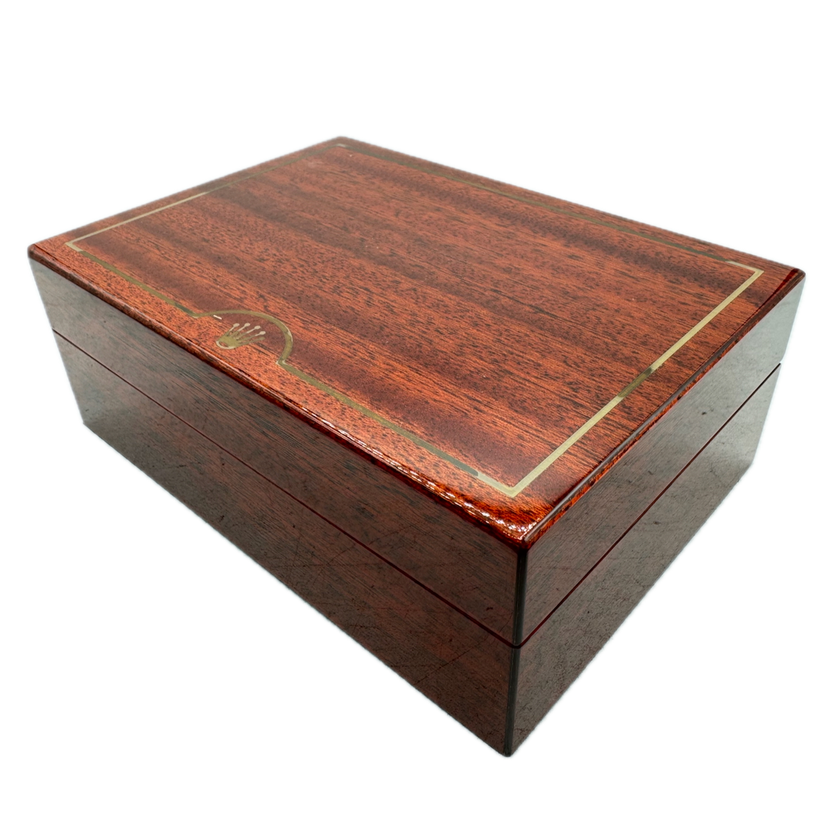 Vintage Rolex 69.00.09 Daytona Men's Wristwatch Box Swiss Wood & Felt Interior