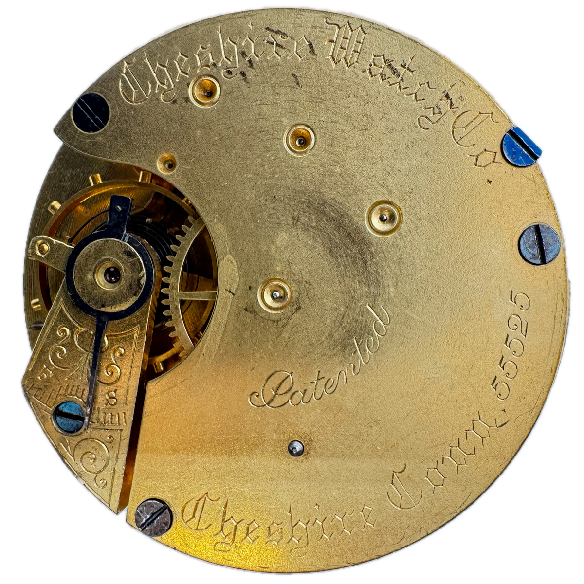 Antique 18s 1888 Cheshire Series 3HTG Mechanical Hunter Pocket Watch Mov't No.21