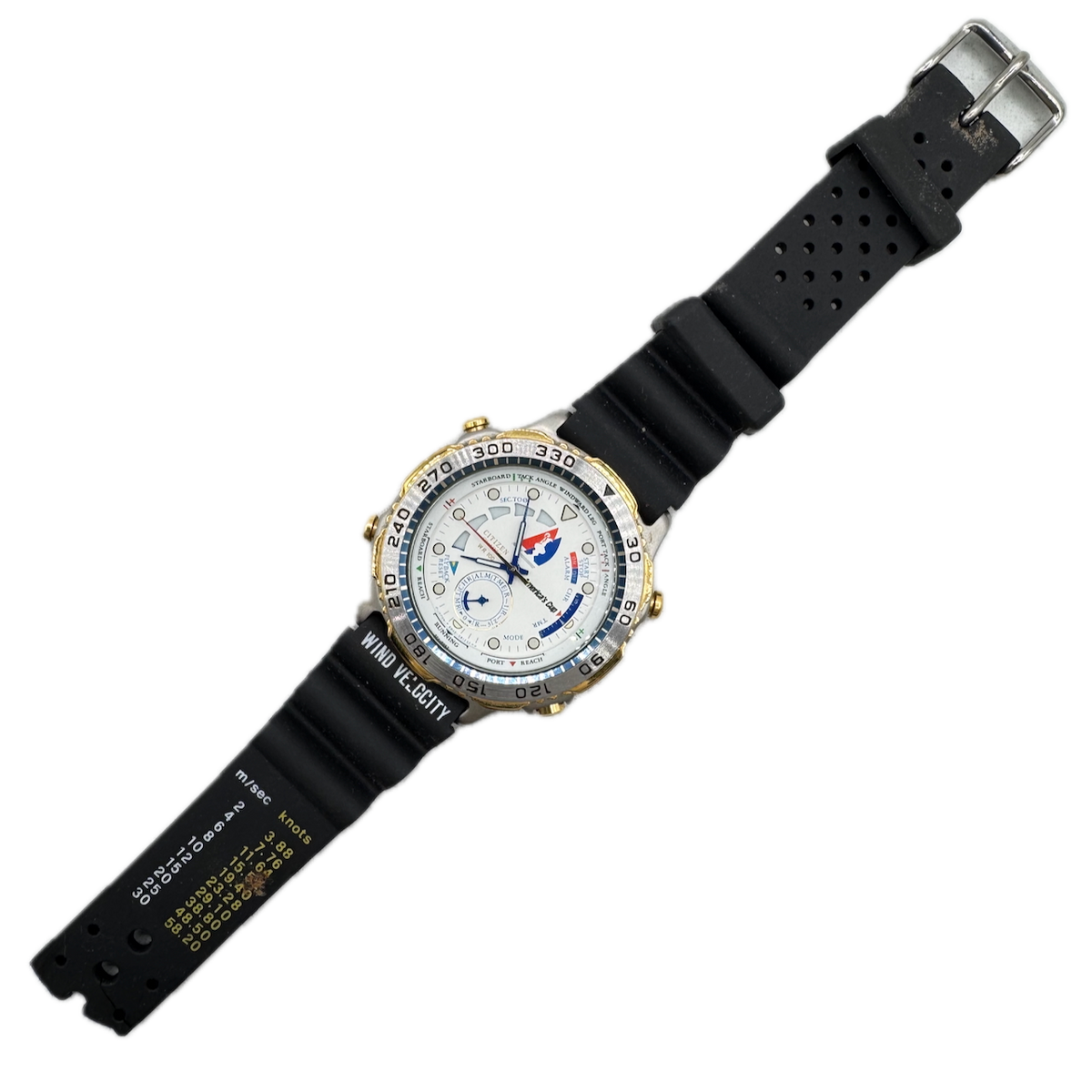 Citizen 6840-G80621 America's Cup Men's Quartz Wristwatch 6840 Japan Two Tone