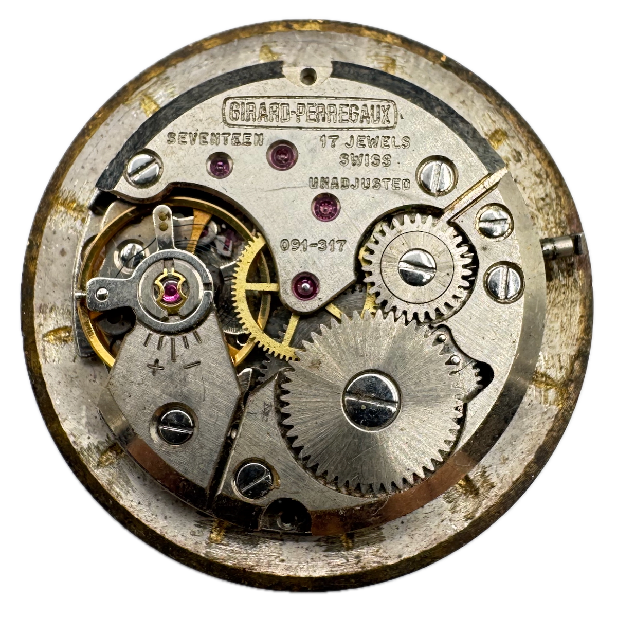 Vintage 29mm Girard-Perregaux Seahawk Mechanical Men's Wristwatch Movement