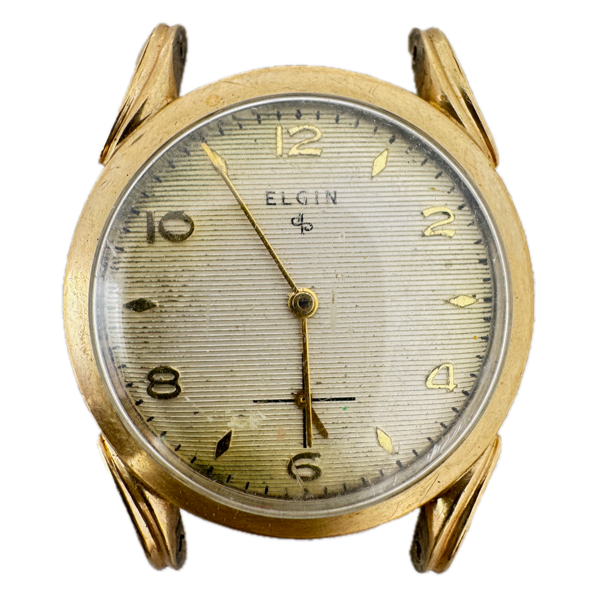Vintage 32.5mm Elgin 6742 17j Men's Mechanical Wristwatch 683 USA 10k RGP
