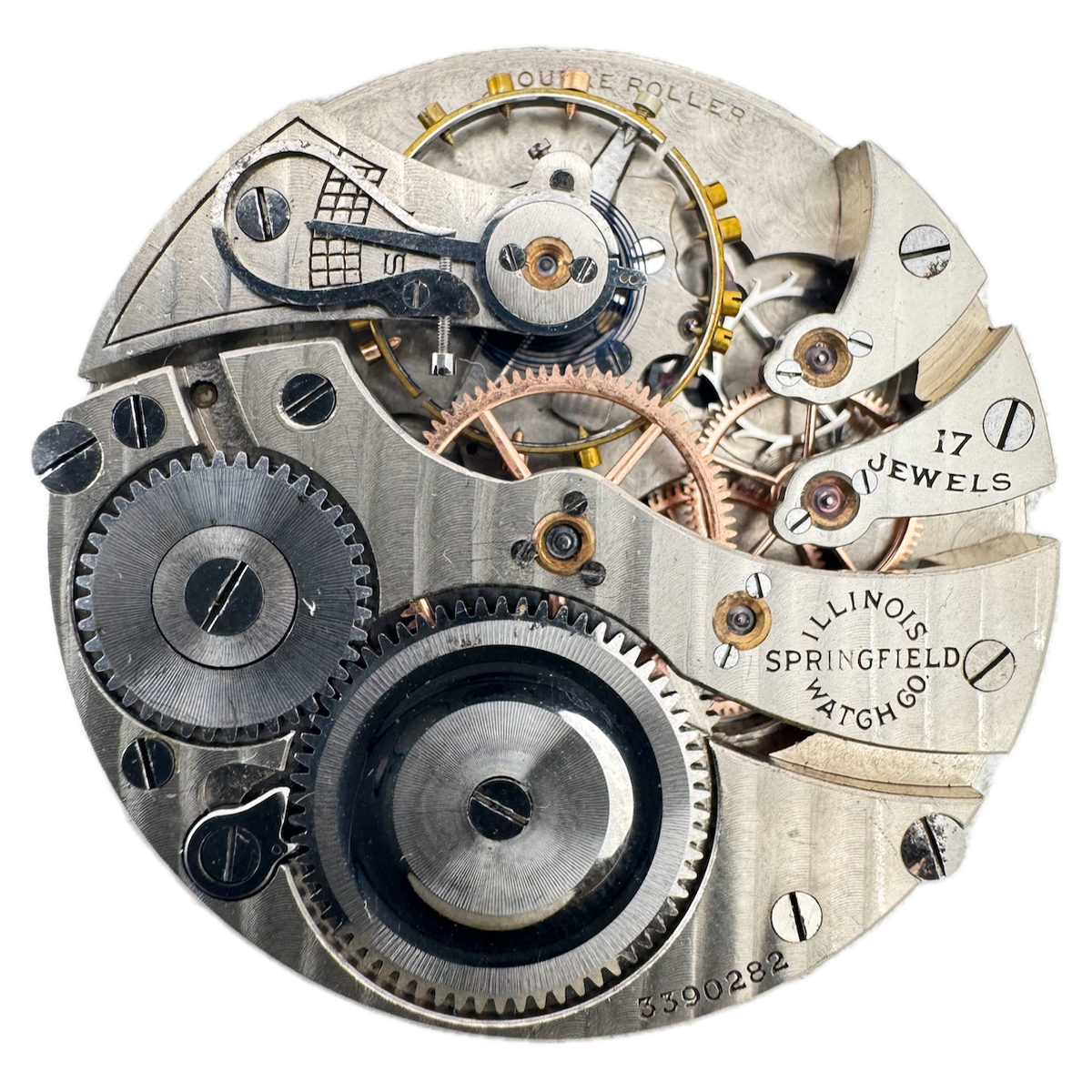 Antique 16s 1918 Illinois 17 Jewel Mechanical Pocket Watch Movement 304 USA