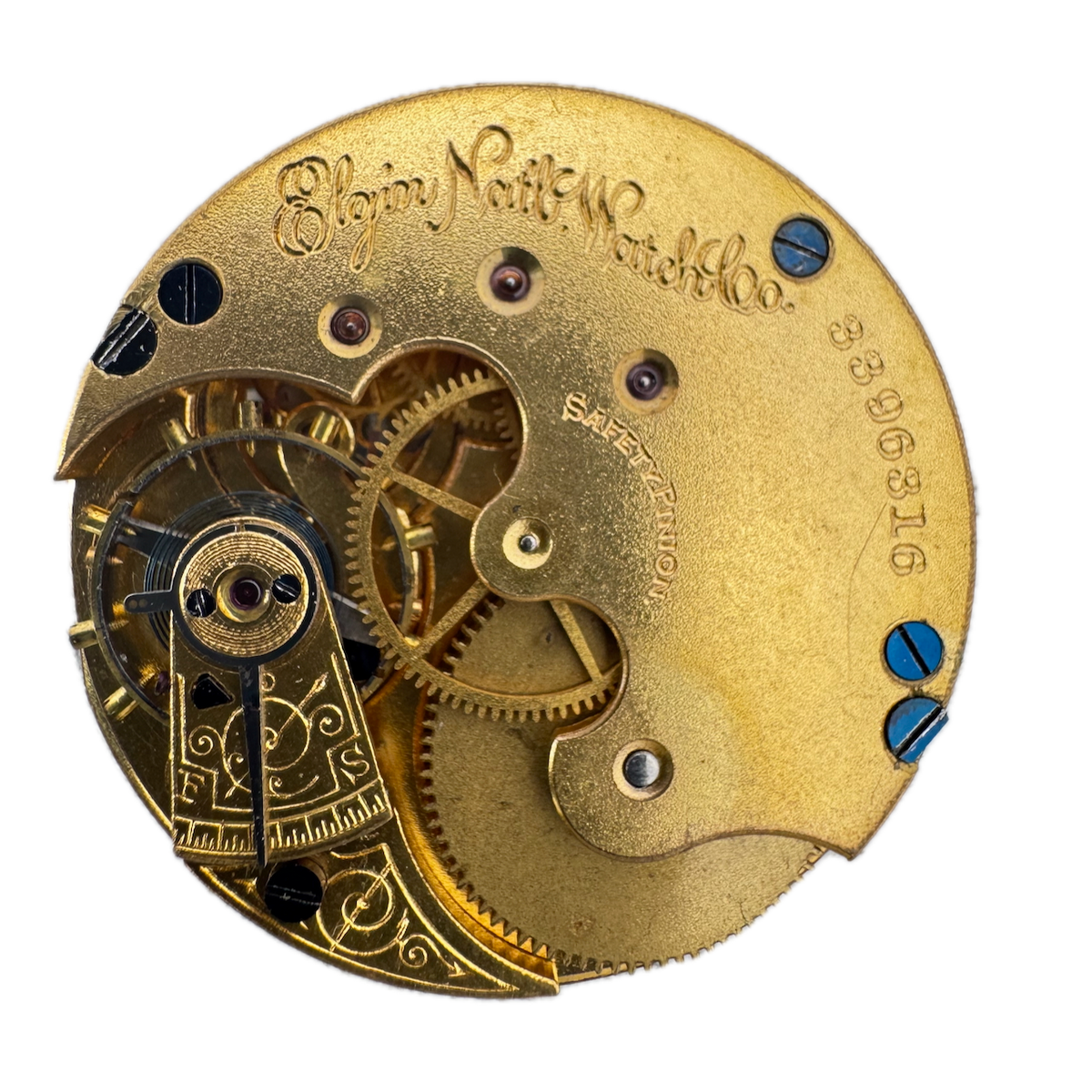 Antique 6s 1889 Elgin 11 Jewel Mechanical Hunter Pocket Watch Movement 94 USA