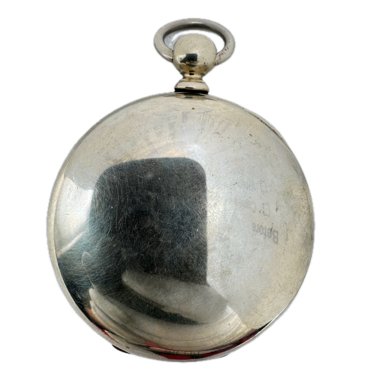 Antique 18s Keystone Open Face Pocket Watch Case for Key Wind Silveroid USA