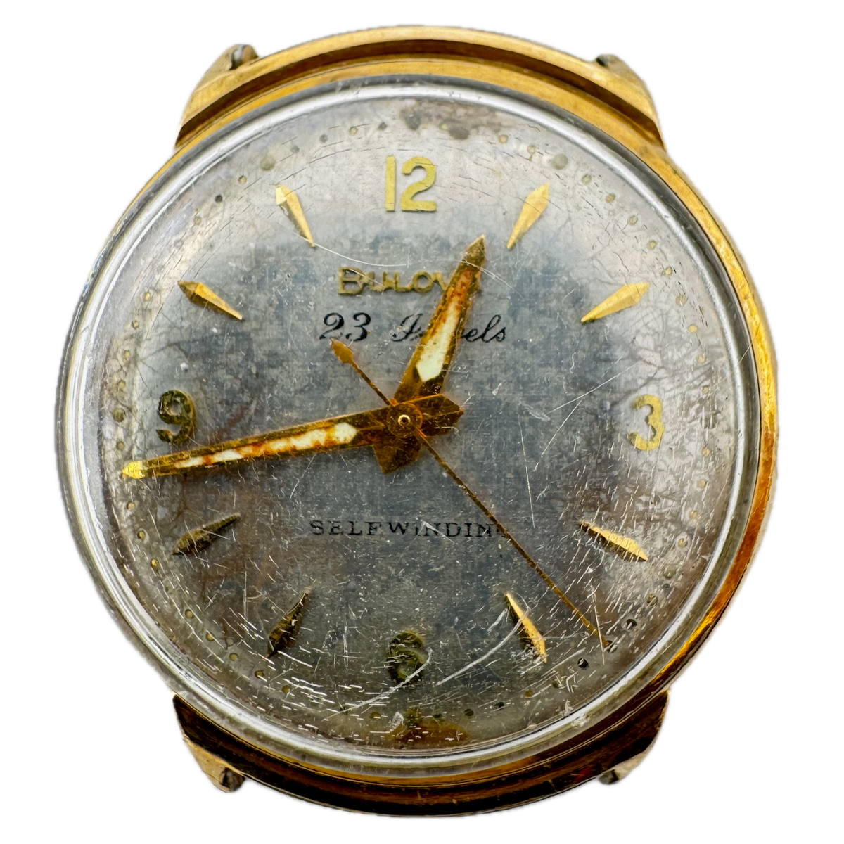 Vintage 32.5mm Bulova Regatta 23 Men's Automatic Wristwatch Swiss Runs