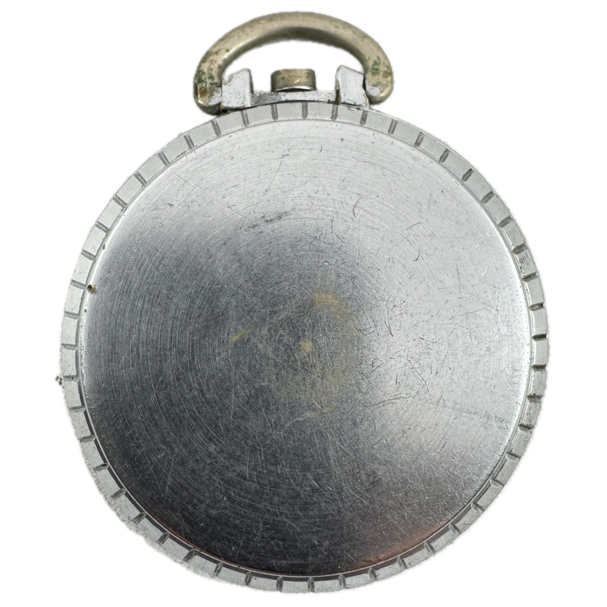 Antique 16 Size Star RailroadPocket Watch Case Chrome Plated Coin Edge USA