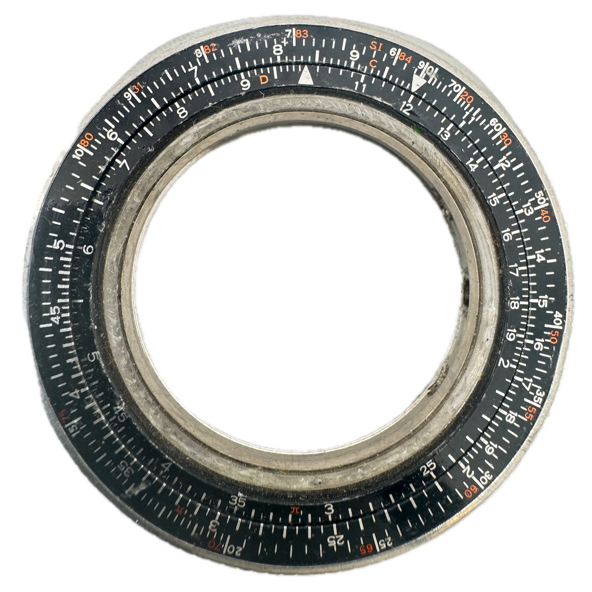 Vintage Seiko Slide Rule Men's Wristwatch Case for Chronograph 44mm Steel