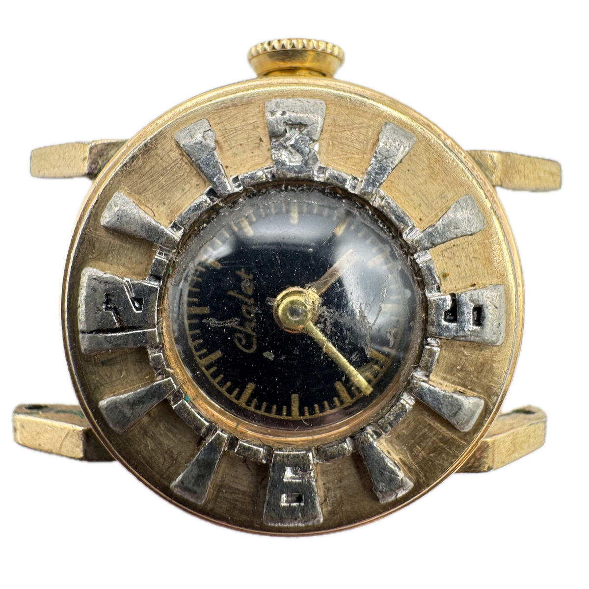 Vintage 21mm Chalet 17J Ladies Mechanical Wristwatch Swiss 10k GF for Parts