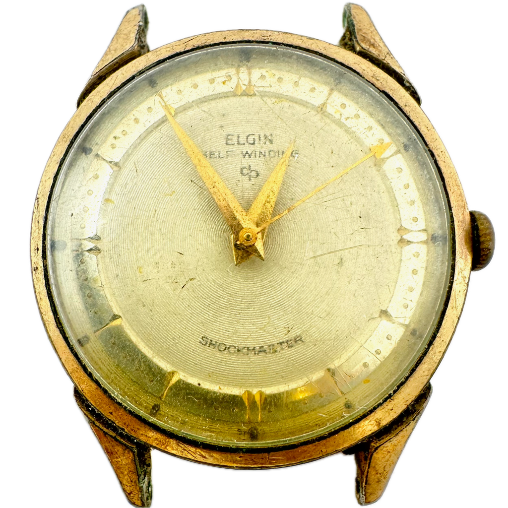 Vintage 32mm Elgin 6831 Gold Ring Dial Men's Automatic Wristwatch 643 ...