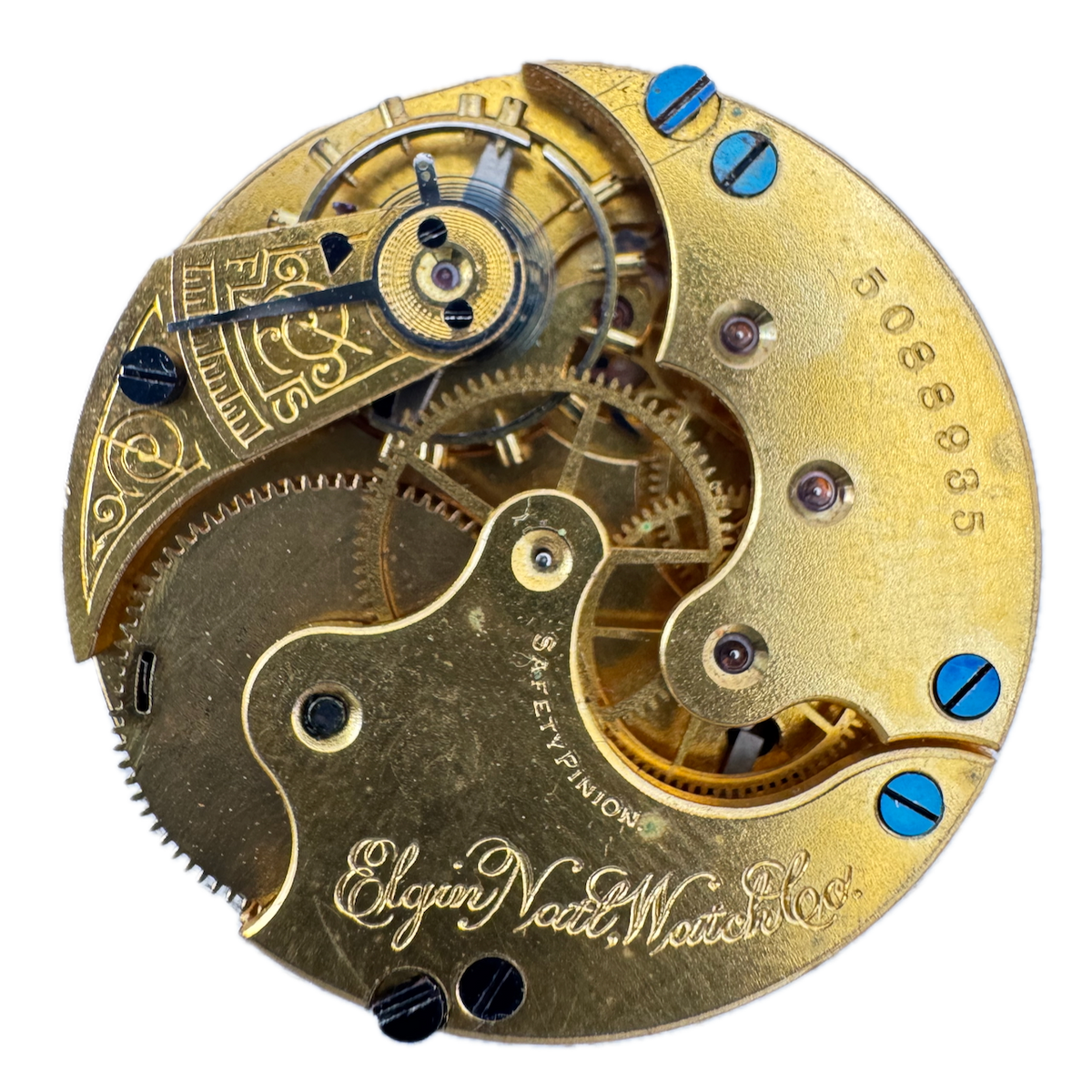 Antique 6s 1894 Elgin 11j Mechanical Hunter Pocket Watch Movement 118 USA