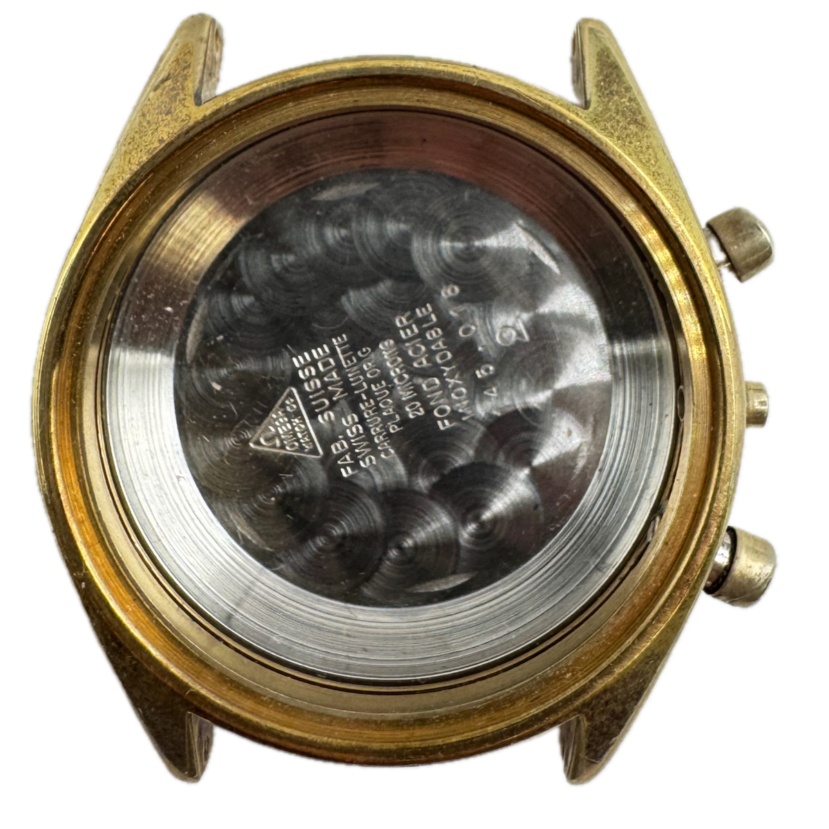 Vintage Omega 145.018 De Ville Men's Wristwatch Case for Chronograph 35mm Swiss