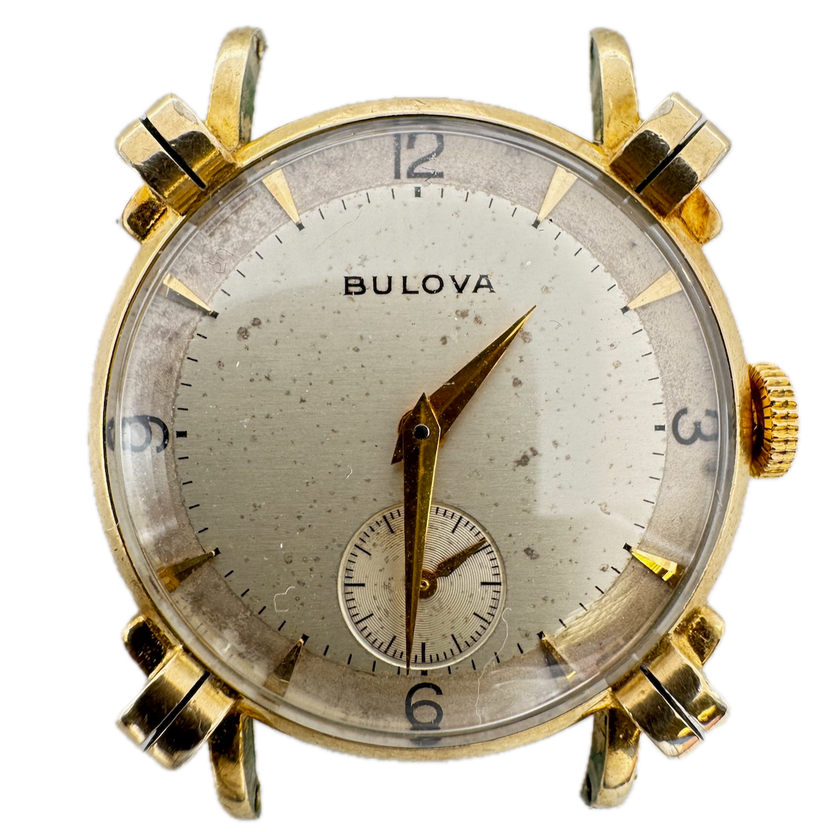 Vintage 1951 Bulova Farragut Knot Men's Mechanical Wristwatch 10 BT 10k RGP