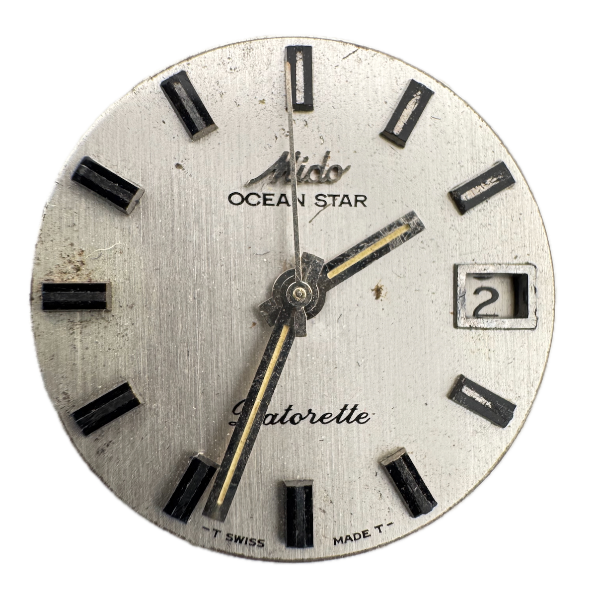 Vintage Mido Ocean Star Datorette 17jAutomatic Ladies Wristwatch Movement 747OC