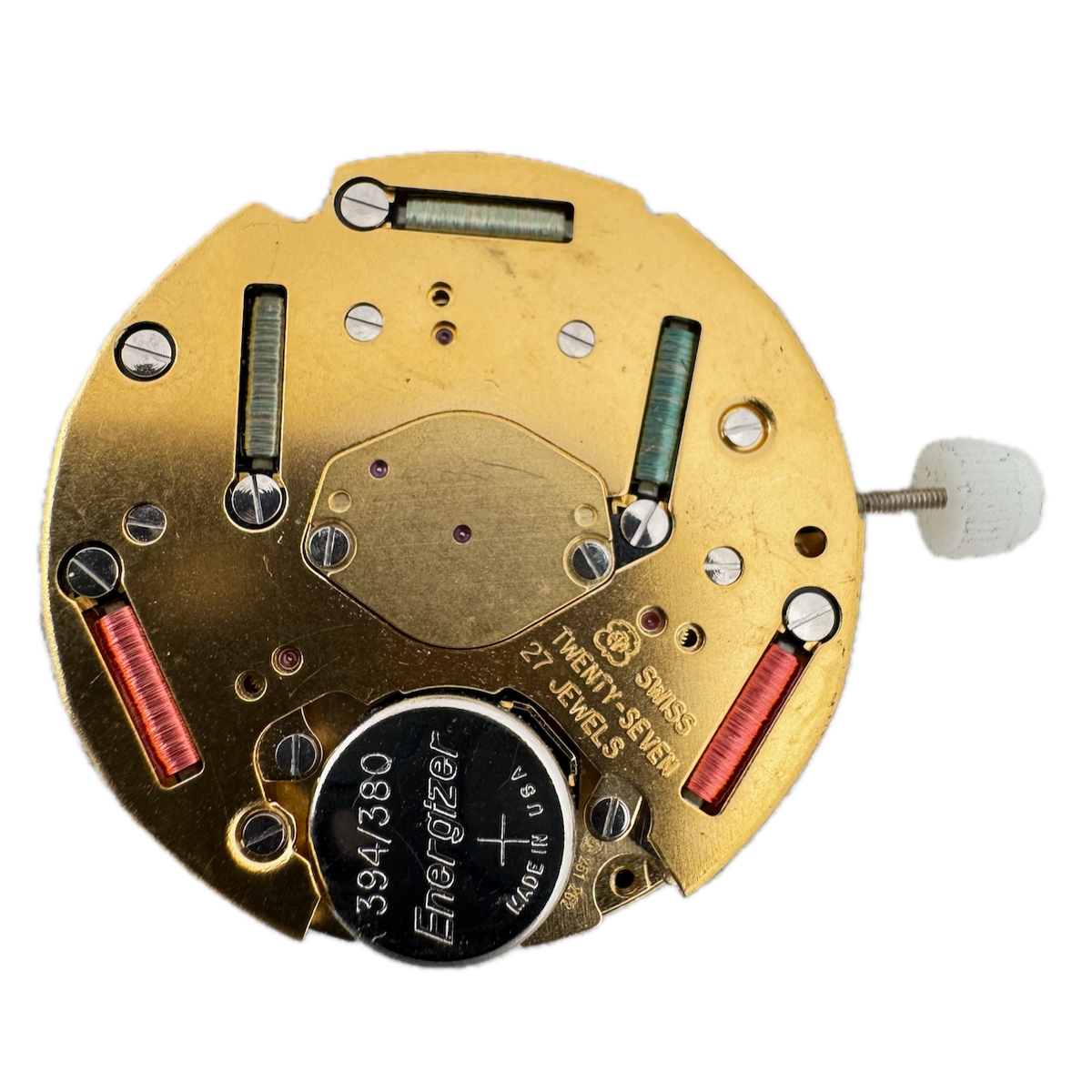 Vintage 30mm Unbranded Quartz Men's Wristwatch Movement ETA 251.262 Swiss 3