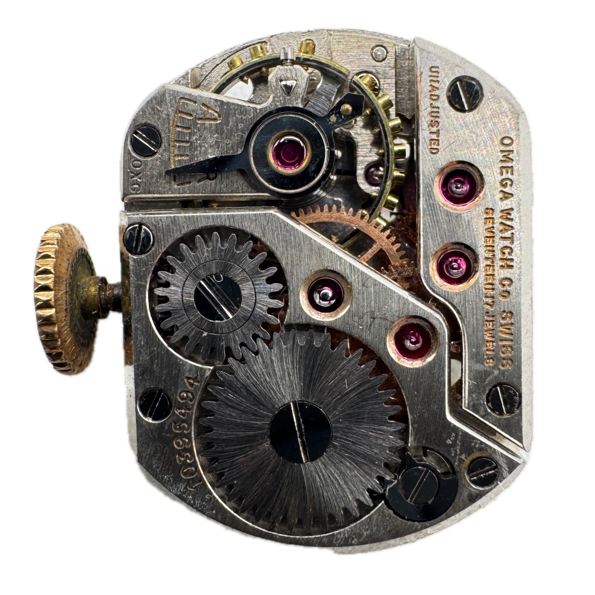 Vintage 14mm Omega 17J Mechanical Ladies Wristwatch Movement R 13.5 Swiss