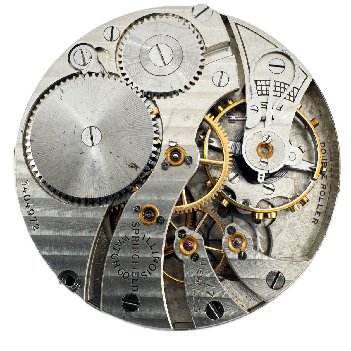 Antique 16s 1918 Illinois 17 Jewel Mechanical Pocket Watch Movement 304 USA