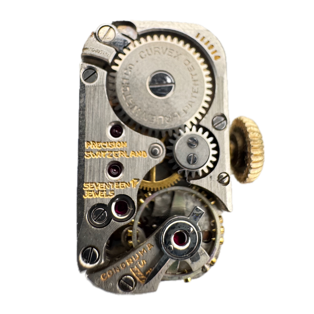 Vintage 10mm Gruen Curvex Precision Mechanical Ladies Wristwatch Movement fParts