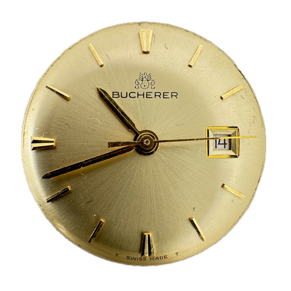 Vintage Bucherer 17 Jewel Automatic Ladies Wristwatch Movement RR 2551 Swiss