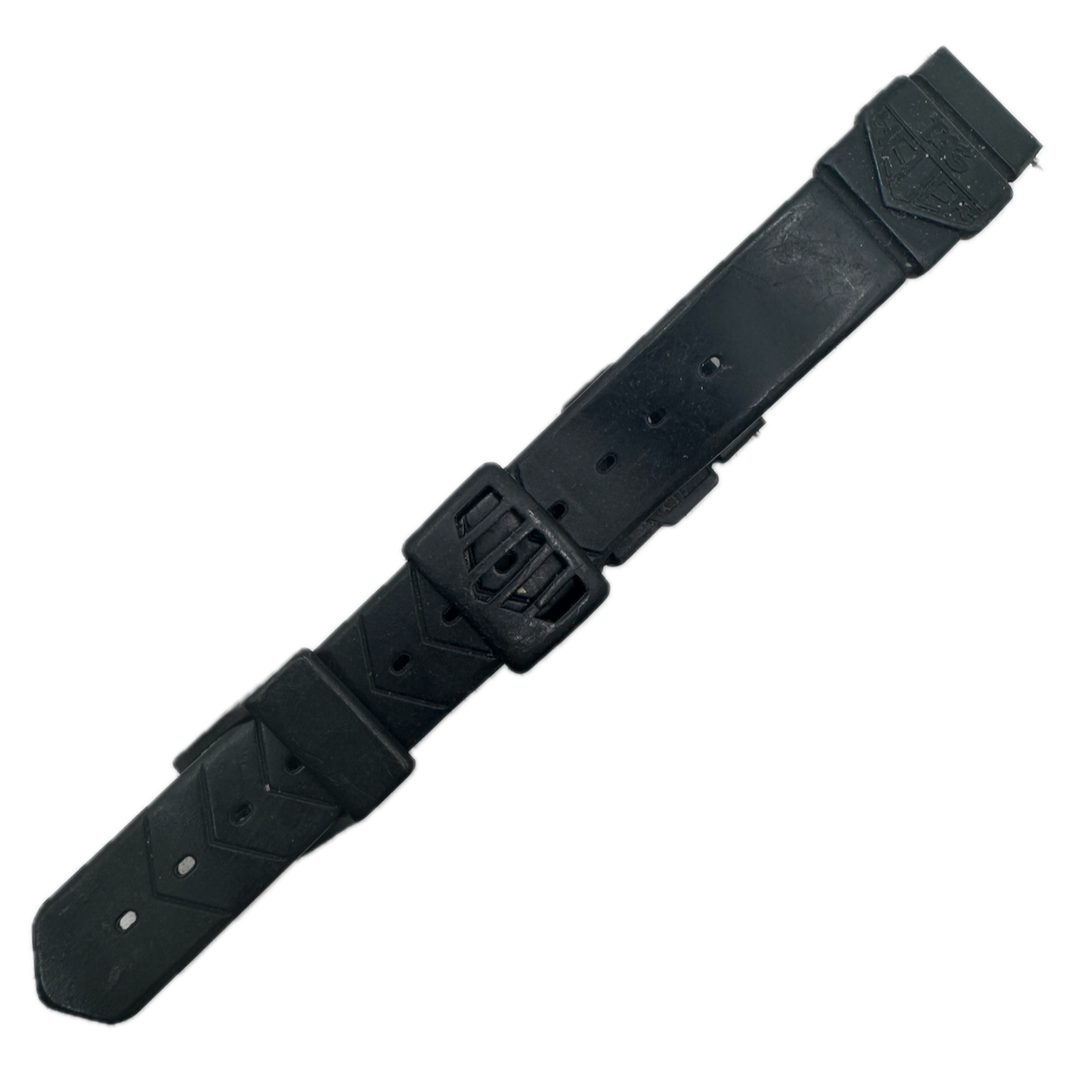 Vintage 18mm Tag Heuer Men's Wristwatch Band Rubber Black Dive Swiss Original
