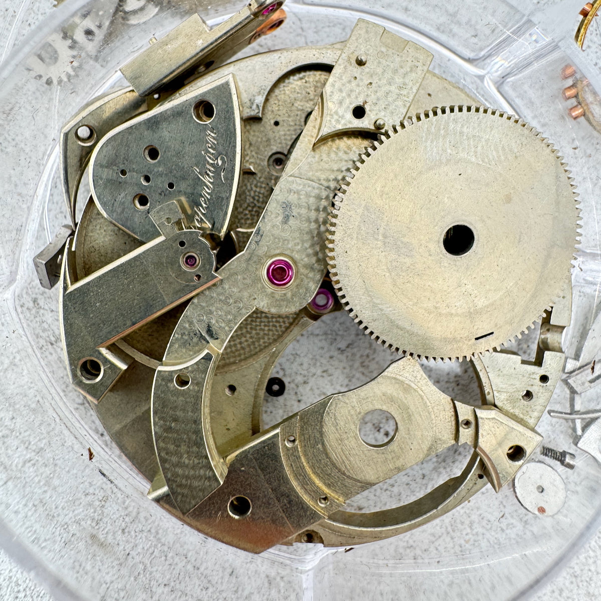 Antique 42.5mm Jules Jurgensen Mechanical Pocket Watch Movement for Parts