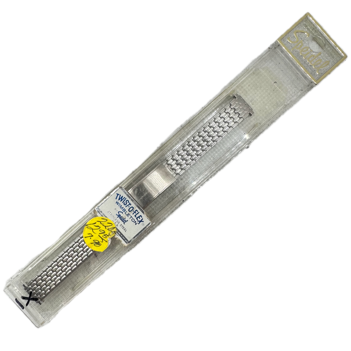 Vintage 12mm Speidel Men's Wristwatch Bracelet Stainless Steel Wimbleton USA