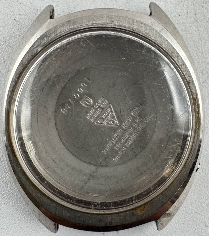Vintage Omega 166.0118 Geneve Men's Wristwatch Case 34.5mm Steel Swiss