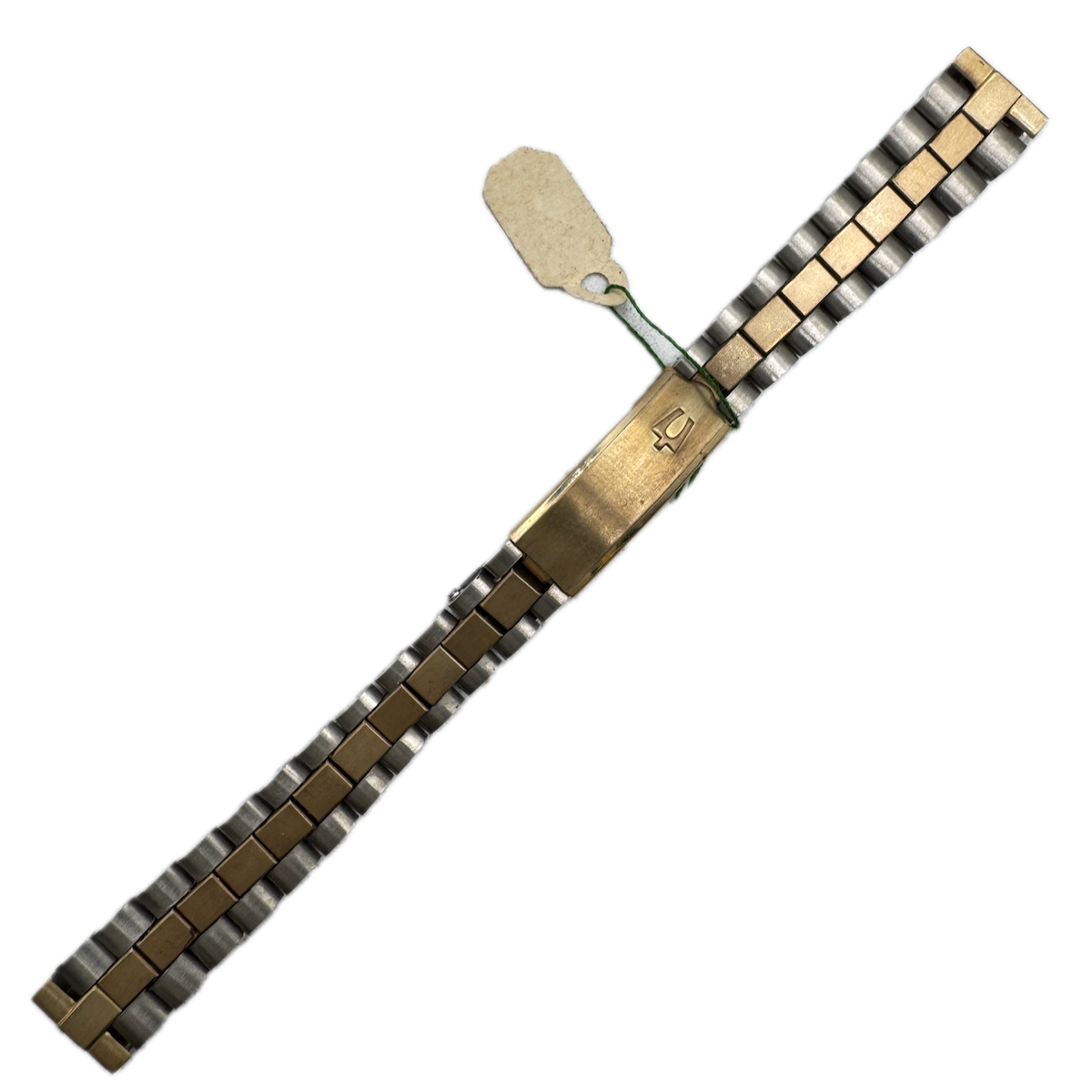 Vintage 12.5mm Accutron Men's Wristwatch Bracelet Two Tone Deployant Clasp USA
