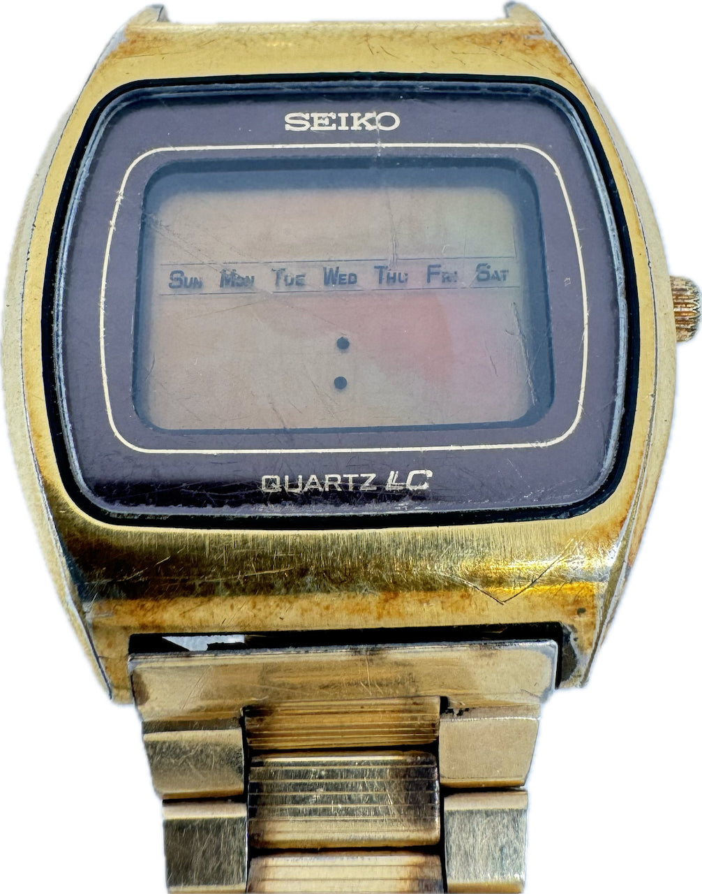 あ*屋様 動作未確認SEIKO Seiko quartz LC 0634 5001 動作品 クロノグラフ