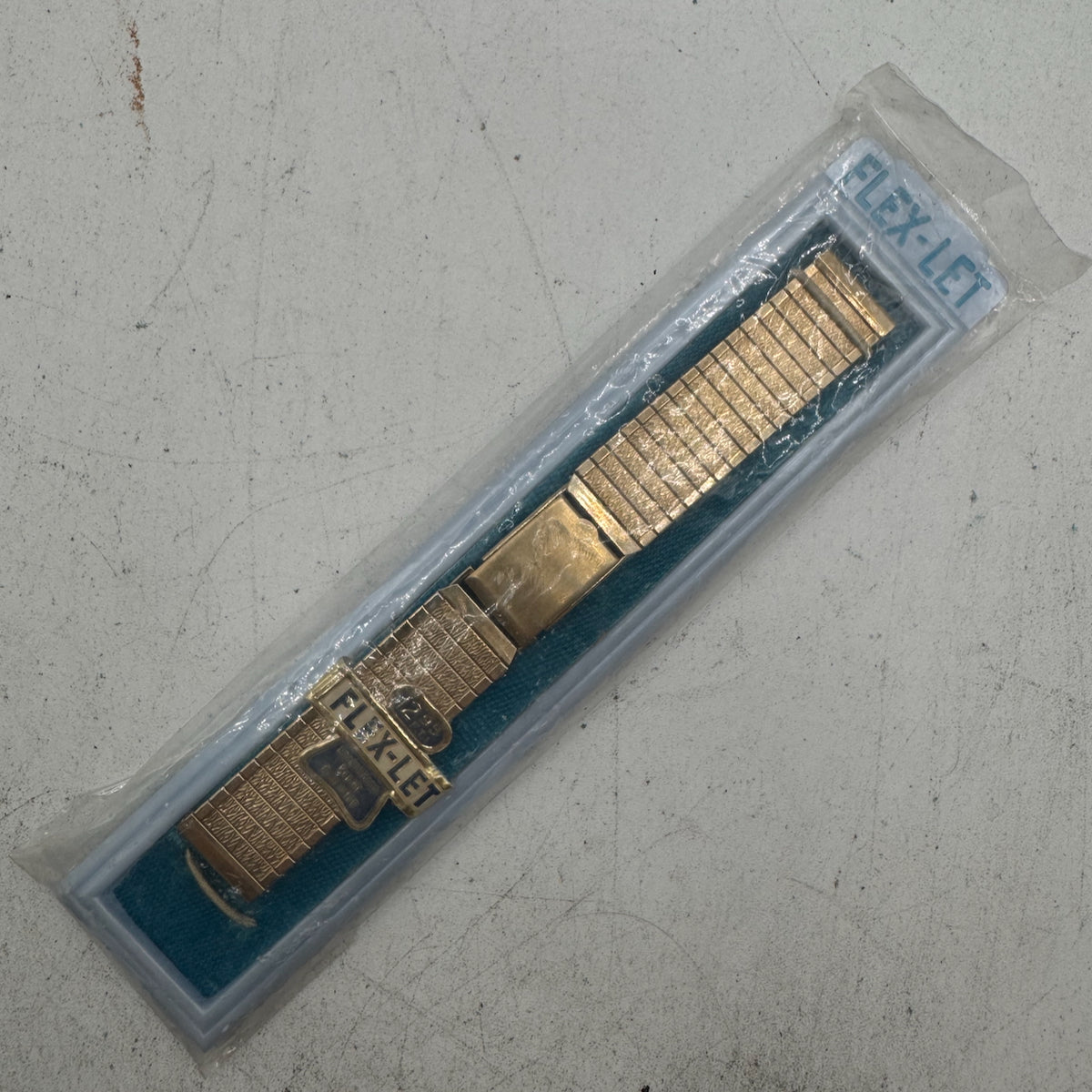 Vintage 17mm Flex-Let Men's Wristwatch Bracelet Gold FIlled 0453 Patrician