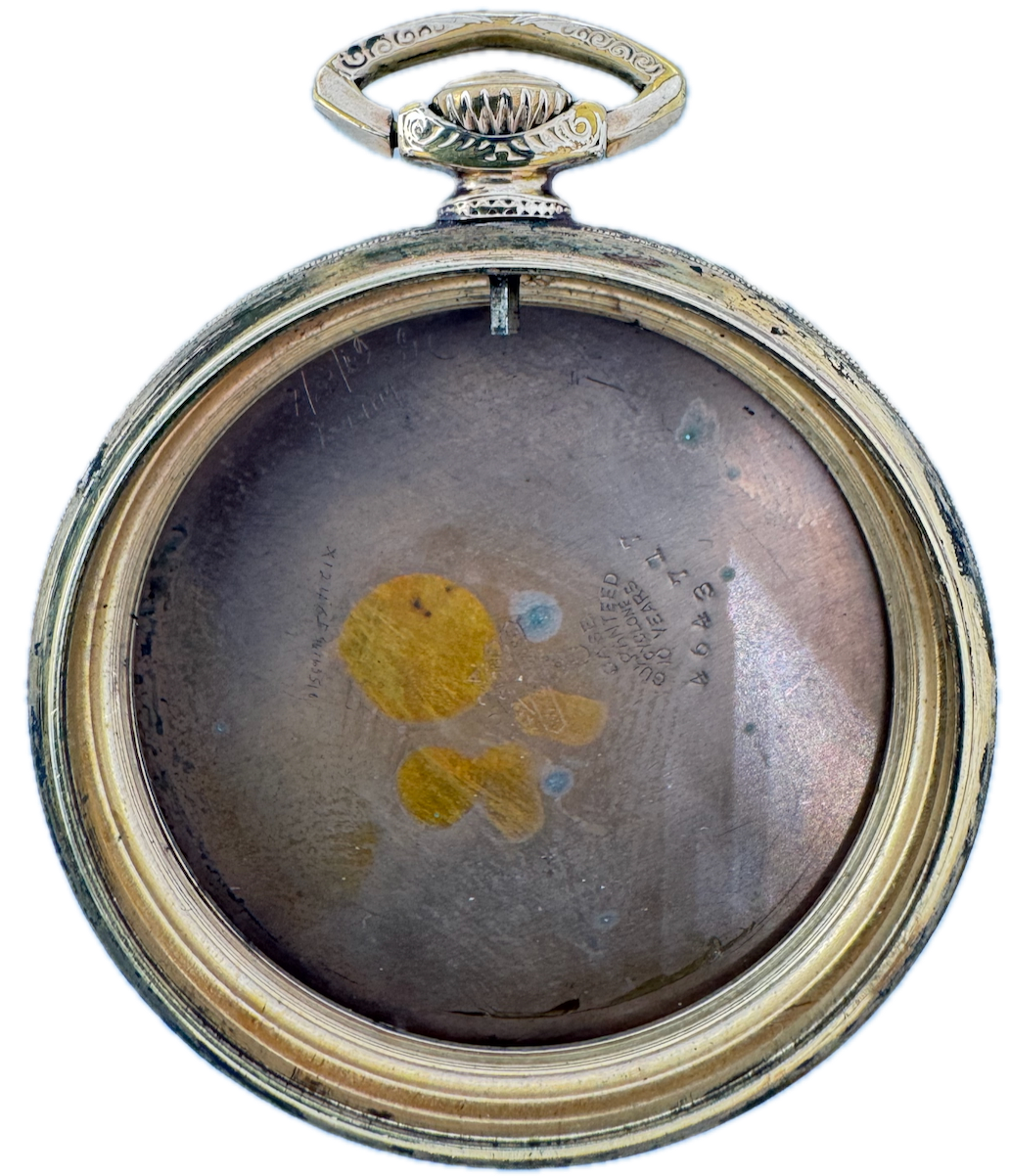 Keystone Cyclone Antique 12s Keystone Cyclone Open Face Pocket Watch Case 10 Year GF Pi ...