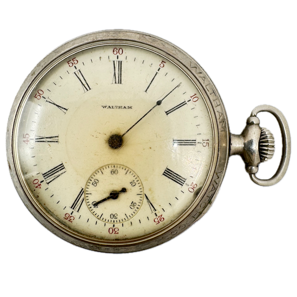 Antique 18s 1918 Waltham Salesman 17j Hunter Pocket Watch P.S. Bartlett USA